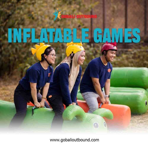 Inflatable games di Bali untuk team building corporate